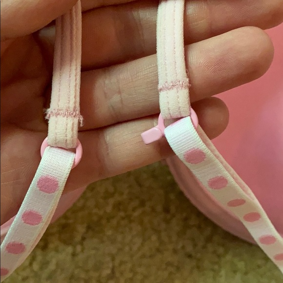 SOLD VS Pink Polka Dot Multi-way Bra 36C - Picture 5 of 6
